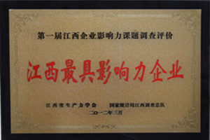 江西最具影響力企業