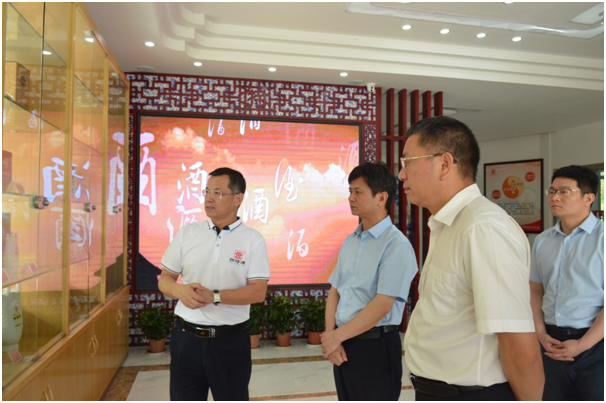 宜春市委常委、市組織部部長余正琨蒞臨我司視察